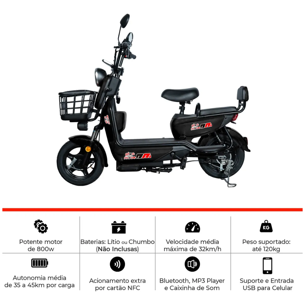 Bicicleta Elétrica Classic PAM