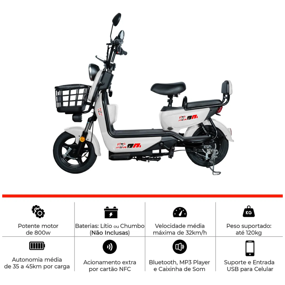 Bicicleta Elétrica Classic PAM